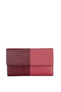 Двойная кожаная сумочка 'Clara' с клапаном PRIMEHIDE, розовый