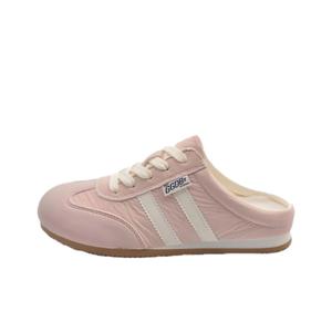 BINGO DUCK Женские тапочки с закрытым носком и износостойкой подошвой TPR розовые, цвет Pink