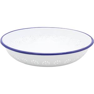 Корзина для хлеба Husum, 1 шт., Ø 28 см Krüger, белый/синий