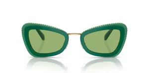 Женские солнцезащитные очки Swarovski Sk6012 Butterfly, Green/Dark Green