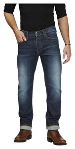 Железные джинсы с кромкой Rokker, синий