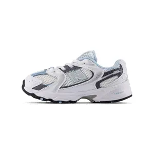 New Balance Кроссовки NB 530 MR530 Abrasion Resistant Low Top для малышей бело-серые