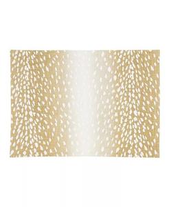 Набор подставок для столовых приборов с принтом «Земляная антилопа», 4 шт., 14 x 20 дюймов Saro Lifestyle, бежевый