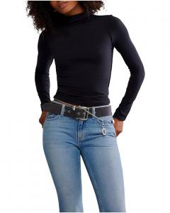 Женская блузка с длинным рукавом Free People Kenzie, Black