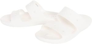 Сандалии Crocs Unisex Classic для взрослых с двумя ремешками, белый