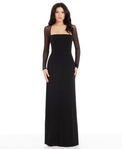 Женское платье Maxwell с квадратным вырезом Dress the Population, Black