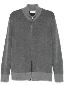 Lardini кардиган в рубчик, серый