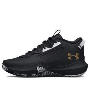 Кроссовки lockdown 6 'black metallic gold' Under Armour, черный