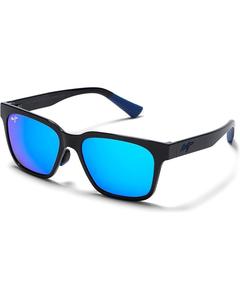 Солнцезащитные очки Maui Jim Punkikai, цвет Shiny Black/Blue Hawaii Polarized