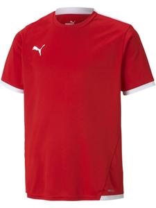 Спортивная футболка "TeamLIGA Jersey Jr" красного цвета Puma