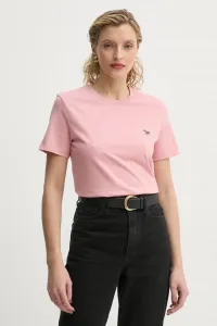 Хлопковая футболка PS Paul Smith, розовый