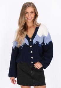 Кардиган IZIA Cardigan, Offwhite Blue/Blue