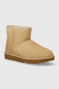 Ботинки замшевые UGG Classic Mini II, бежевый