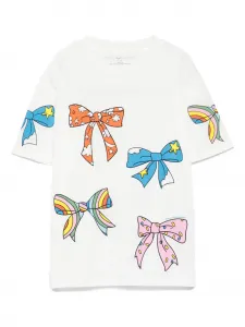 Футболка с принтом Stella McCartney Kids, белый