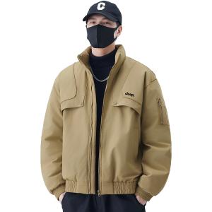 Пуховик Unisex Stand Collar Moderate Down Jacket Jeep, хаки