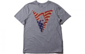 7 Футболка мужская темно-серая Jordan, темно-серый