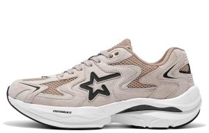 RIPSTAR Унисекс низкие беговые кроссовки Oat Milk с амортизирующей поддержкой и износостойкой подошвой, цвет Oat Milk