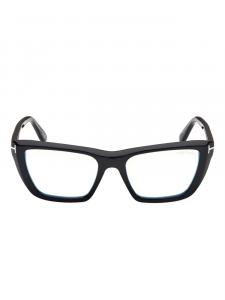 Очки TOM FORD Eyewear в угловой оправе, черный