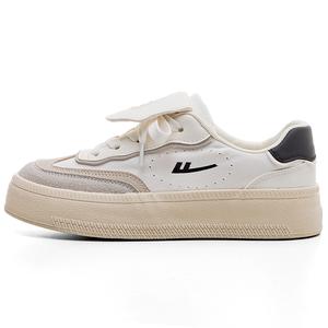 Прочные и легкие женские парусиновые туфли Warrior Wear-resistant And Lightweight Canvas Shoes бежево-серо-черные