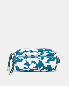 Косметичка с принтом Jo & Mr. Joe, синий