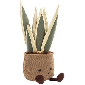 Забавный плюшевый змейка snake plant JELLYCAT