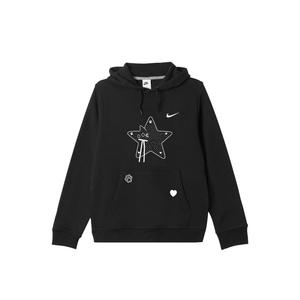 Nike Клубные худи для мужчин, черные, с капюшоном, Moderate