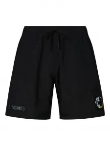 Шорты хайкеры Crush с вышивкой Pleasures, черный