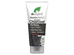 Очищающий гель для лица с органическим активным углем, 200 мл Dr.Organic Charcoal