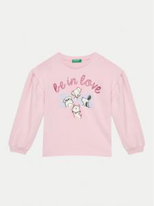 Толстовка обычного кроя United Colors Of Benetton, розовый