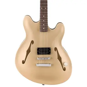Электрогитара Fender Tom DeLonge Starcaster Semi-Hollow - Сатиновое золото береговой линии