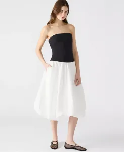 Женское платье Oliver с комбинированными материалами и пузырчатым подолом Steve Madden, мультиколор