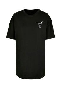 Футболка с принтом SUMMER COCKTAIL BOYFRIEND Merchcode, черный