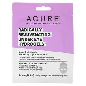 ACURE Радикально омолаживающие гидрогели под глазами, 2 одноразовых геля для глаз, 0,14 жидких унции (4 унции)