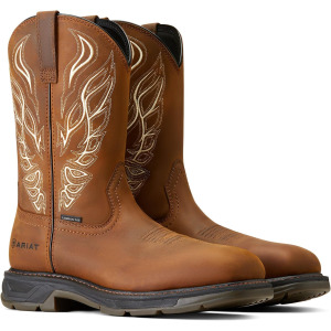 Рабочая обувь WorkHog XT Phoenix Carbon Toe Work Boots Ariat, цвет Distressed Brown