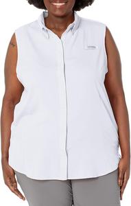 Columbia Women's Extended Tamiami Женская Футболка Без Рукавов, White