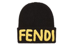 Унисекс-бини FENDI, желтый/черный