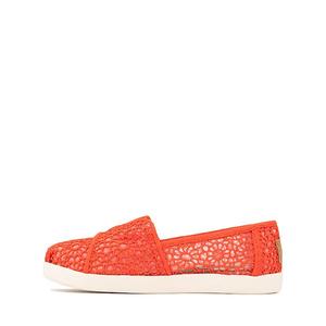Слипоны TOMS Alpargata Crochet Slip-On Casual Shoe, цвет Flame