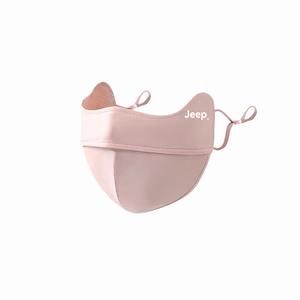 Маска для защиты от солнца из полиэстера Unisex Jeep, cartilage розовый