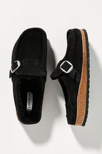 Сабо Birkenstock Buckley из овчины, черный