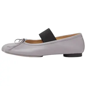 Анатомические балетки Numbers Motif Bow Detailed для женщин MM6 Maison Margiela, фиолетовый