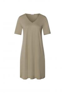 Ночная рубашка хлопок шелк Hanro, серебряный