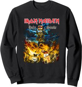 Eddie Holy Smoke, толстовка, черная Iron Maiden