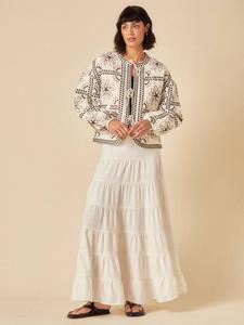 Вышитая куртка Layla Nobody's Child, Cream/Black