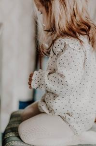 Хлопковое боди для малышки Isabella That's mine, бежевый