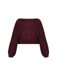 DreiMaster Женский свитер бордового цвета