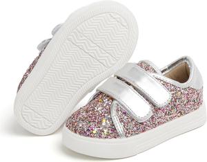 Кроссовки для малышей и маленьких девочек Felix Flora, спортивные сникерсы, принцесса, повседневные блестящие туфли Felix & Flora, мультиколор