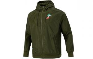 Куртка мужская оливково-зеленая Nike, оливково-зеленый