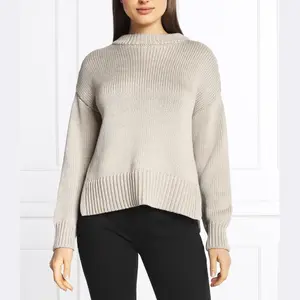 Свитер стандартного кроя Смегина Hugo, бежевый