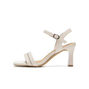 Сандалии с одним ремешком женские Spider King, Ecru