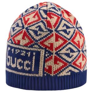 Gucci Детские шапочки G синего цвета